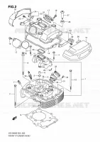 CULASSE AVANT pour Suzuki BOULEVARD 1500 2010
