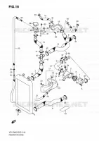 DURITE DE RADIATEUR pour Suzuki BOULEVARD 1500 2010