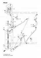 MAITRE CYLINDRE ARRIERE pour Suzuki BOULEVARD 1500 2010