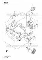 PHARE pour Suzuki BOULEVARD 1500 2010
