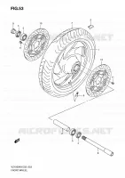 ROUE AVANT pour Suzuki BOULEVARD 1500 2010