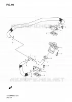 SYSTÈME DE RECYCLAGE GAZ D'ECHAPPEMENT pour Suzuki BOULEVARD 1500 2010