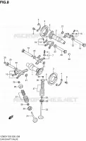 ARBRE A CAMES   VALVE pour Suzuki MARAUDER 800 1997