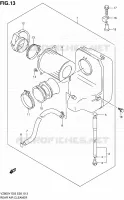 FILTRE A AIR ARRIERE pour Suzuki MARAUDER 800 1997