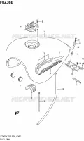 RESERVOIR D'ESSENCE (MODELE K1) pour Suzuki MARAUDER 800 1997