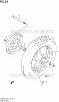 ROUE AVANT pour Suzuki MARAUDER 800 1997