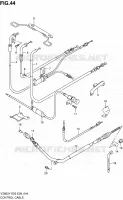 CABLES pour Suzuki MARAUDER 800 1998