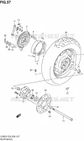 ROUE ARRIERE pour Suzuki MARAUDER 800 1998