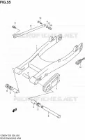 BRAS OSCILLANT ARRIERE pour Suzuki MARAUDER 800 1999