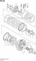 EMBRAYAGE pour Suzuki MARAUDER 800 1999