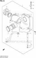 FILTRE A AIR ARRIERE pour Suzuki MARAUDER 800 1999