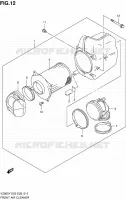 FILTRE A AIR AVANT pour Suzuki MARAUDER 800 1999