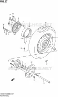 ROUE ARRIERE pour Suzuki MARAUDER 800 1999
