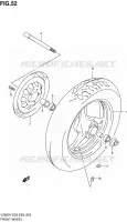 ROUE AVANT pour Suzuki MARAUDER 800 1999