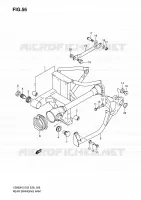 BRAS OSCILLANT ARRIERE pour Suzuki MARAUDER 800 2006