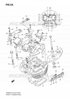 CULASSE AVANT (MODEL K9) pour Suzuki MARAUDER 800 2006