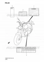 ETIQUETTE pour Suzuki MARAUDER 800 2006