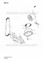 POMPE A HUILE pour Suzuki MARAUDER 800 2006
