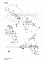 REPOSE PIED pour Suzuki MARAUDER 800 2006