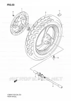 ROUE AVANT pour Suzuki MARAUDER 800 2006