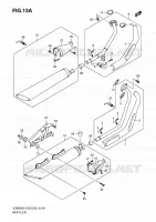 SILENCIEUX (MODEL K9) pour Suzuki MARAUDER 800 2006