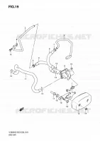 SYSTÈME DE RECYCLAGE GAZ D'ECHAPPEMENT (MODEL K5/K6/K7/K8) pour Suzuki MARAUDER 800 2006