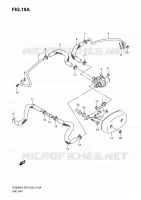 SYSTÈME DE RECYCLAGE GAZ D'ECHAPPEMENT (MODEL K9) pour Suzuki MARAUDER 800 2006