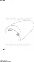 CAPOT DE SELLE (OPTIONAL) pour Suzuki MARAUDER 800 2014
