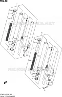 FOURCHE pour Suzuki MARAUDER 800 2014