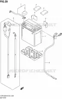BATTERIE pour Suzuki INTRUDER 1800 2006