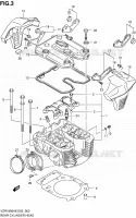 CULASSE ARRIERE pour Suzuki INTRUDER 1800 2006