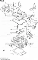 CULASSE AVANT pour Suzuki INTRUDER 1800 2006
