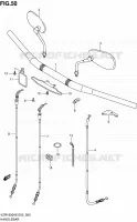 GUIDON (MODEL K6/K7/K8) pour Suzuki INTRUDER 1800 2006