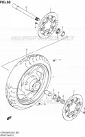 ROUE AVANT pour Suzuki INTRUDER 1800 2006