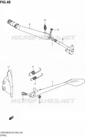 BEQUILLE pour Suzuki INTRUDER 1800 2006