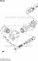 COUPLE CONIQUE (MODEL K6/K7) pour Suzuki INTRUDER 1800 2006