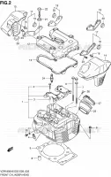 CULASSE AVANT pour Suzuki INTRUDER 1800 2006