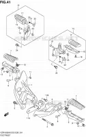 REPOSE PIED pour Suzuki INTRUDER 1800 2006