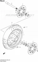 ROUE AVANT pour Suzuki INTRUDER 1800 2006