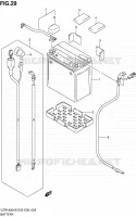 BATTERIE pour Suzuki INTRUDER 1800 2008