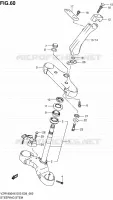 COLONNE DE DIRECTION pour Suzuki INTRUDER 1800 2008