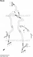 DURITE DE FREIN AVANT pour Suzuki INTRUDER 1800 2008