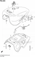 RESERVOIR D'ESSENCE (VZR1800K9/NK9) pour Suzuki INTRUDER 1800 2008