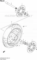 ROUE AVANT pour Suzuki INTRUDER 1800 2008
