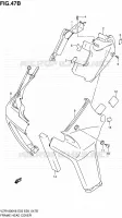 COUVERCLES DE CADRE AVANT (VZR1800K8/NK8) pour Suzuki INTRUDER 1800 2009