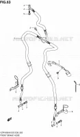 DURITE DE FREIN AVANT pour Suzuki INTRUDER 1800 2009