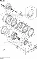 EMBRAYAGE (MODEL K6/K7/K8/K9) pour Suzuki INTRUDER 1800 2009