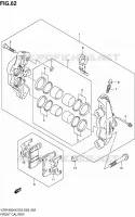 ETRIER DE FREIN AVANT pour Suzuki INTRUDER 1800 2009