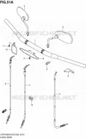 GUIDON (MODEL K9) pour Suzuki INTRUDER 1800 2009
