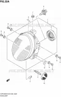 PHARE (VZR1800NK8/NK9) pour Suzuki INTRUDER 1800 2009